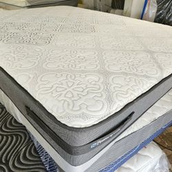 Mattress And Box Spring Queen Size 