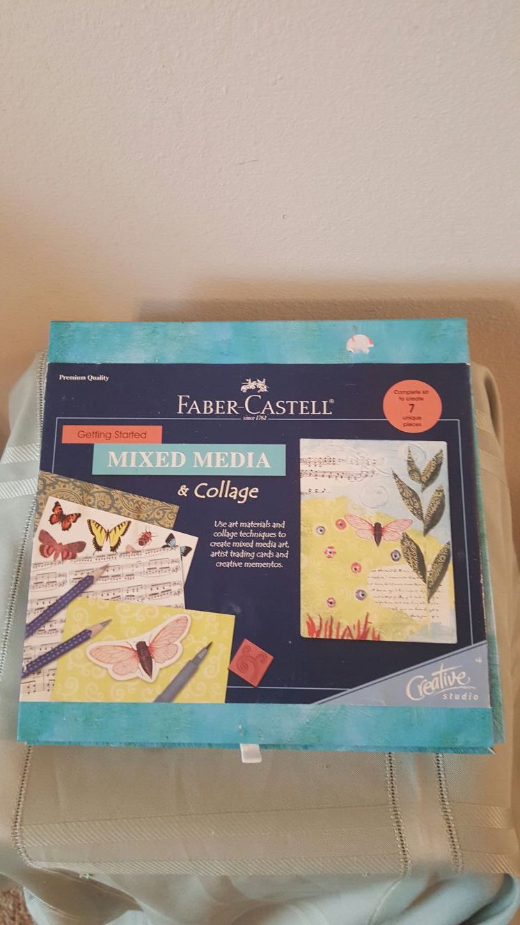 Faber-Castell Creative Studio Getting Started Art Kit Mixed Media & Collage