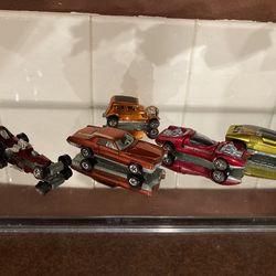 5 Hot Wheels redline cars