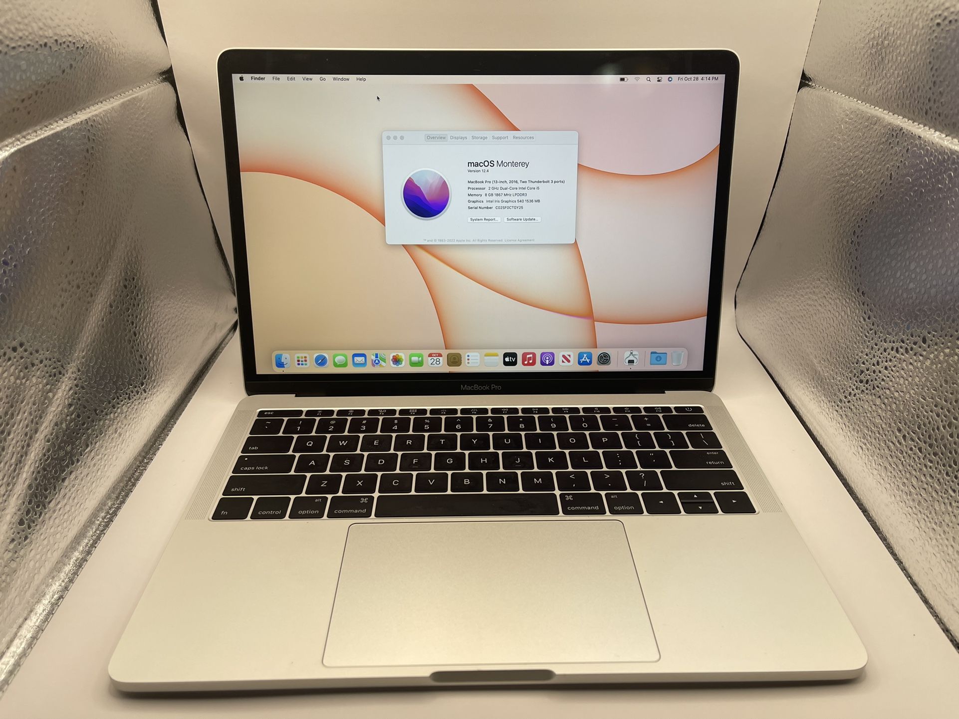 MacBook Pro 13” 2016 A1708 i5 8GB 256GB Silver