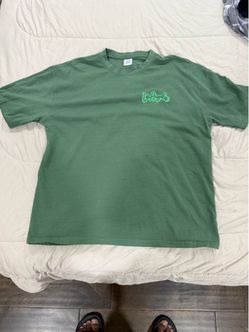 Green Los Angeles cotton t-shirt with 'Los Angeles' graphic, size L