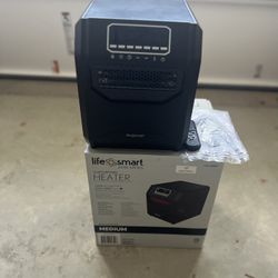 Lifesmart Infrared Indoor Electric Space Heater with Remote 