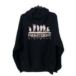 Black Hoodie Size XL Frontsight 