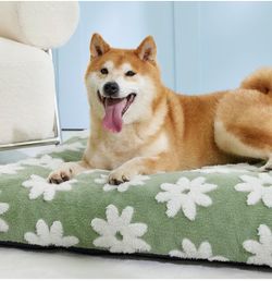 LE SURE Dog Beds Large-crate Sized-Thick Shredded Chopped Foam Pet Bed Indoor with Removable Cover