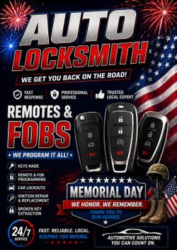 Car keys and remotes sale!