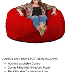 Ultimate Sack, 5’ Bean Bag Chairs