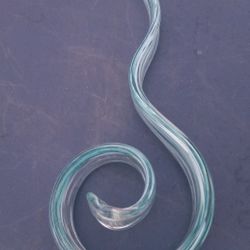 Art Glass Hand Blown Ribbon Figurine