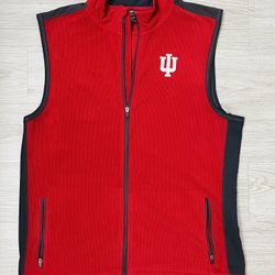 Indiana Hoosiers Golf Vest Size XL