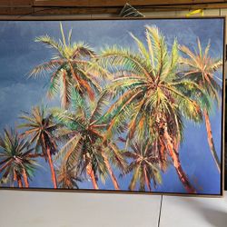 Palm Tree Oil Painting 