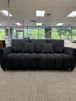 Modern Boucle Sofa Couch, 80"W Comfy 3 Seater Cloud Sofa with Soft Pillows, Curved Sofas Deep Seat, Oversized Loveseat for Living Room, Bedroom, Offic