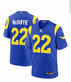 Rams McDuffie jersey small thru 3xxx