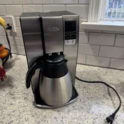 coffee machine Mr. Coffee 10-Cup Programmable Coffee Maker, Insulated Thermal Carafe, Brew Strength Selection, Brew Now or Later, Stainless Steel