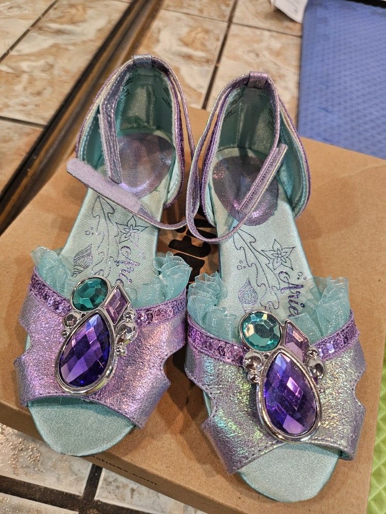 Disney Store Ariel Costume Shoes Sz 11