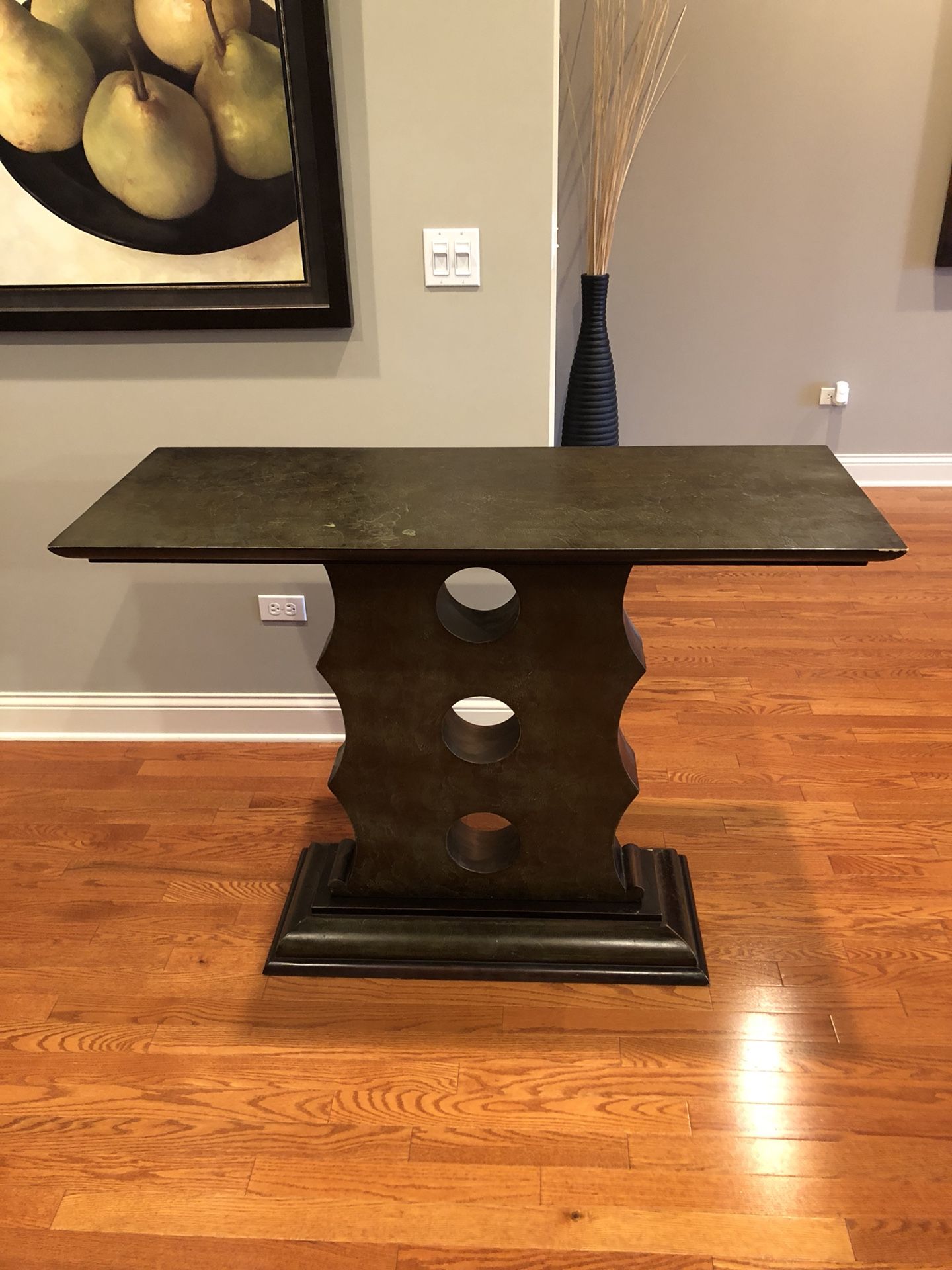 Console / accent table (Cassona furniture): 36 high x 19.5 deep
