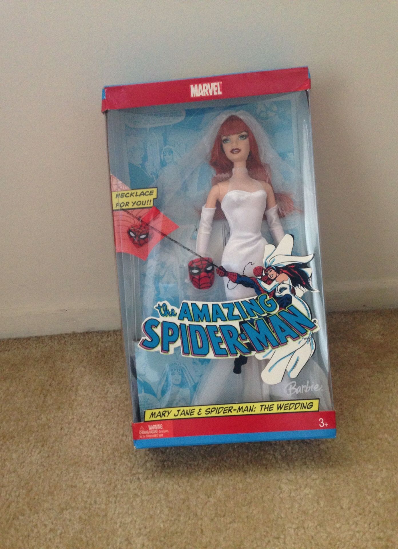 Spider-Man Series 2005 Marvel Comics Mary Jane The Wedding Barbie Doll