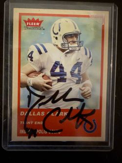 Dallas Clark Autographed