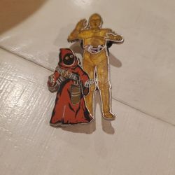 Disney Parks Pin - Star Wars Galaxy's Edge Droid Depot Mystery - Jawa and C3po