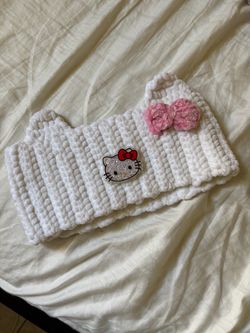 Crochet Hello kitty headband