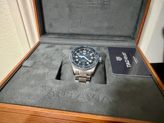 2022 Tag Heuer Autavia Calibre 5 Chronometer Automatic Blue Dial Stainless Steel Watch