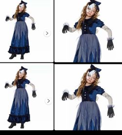 Kids Broken Doll Costume