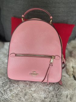 Coach mini backpack on sale pink