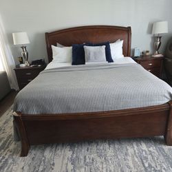 King Bed Frame & Night Stands