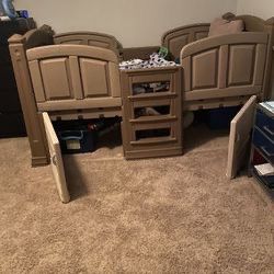 Step 2 Kids Loft Bed With Mattress Good Condition 