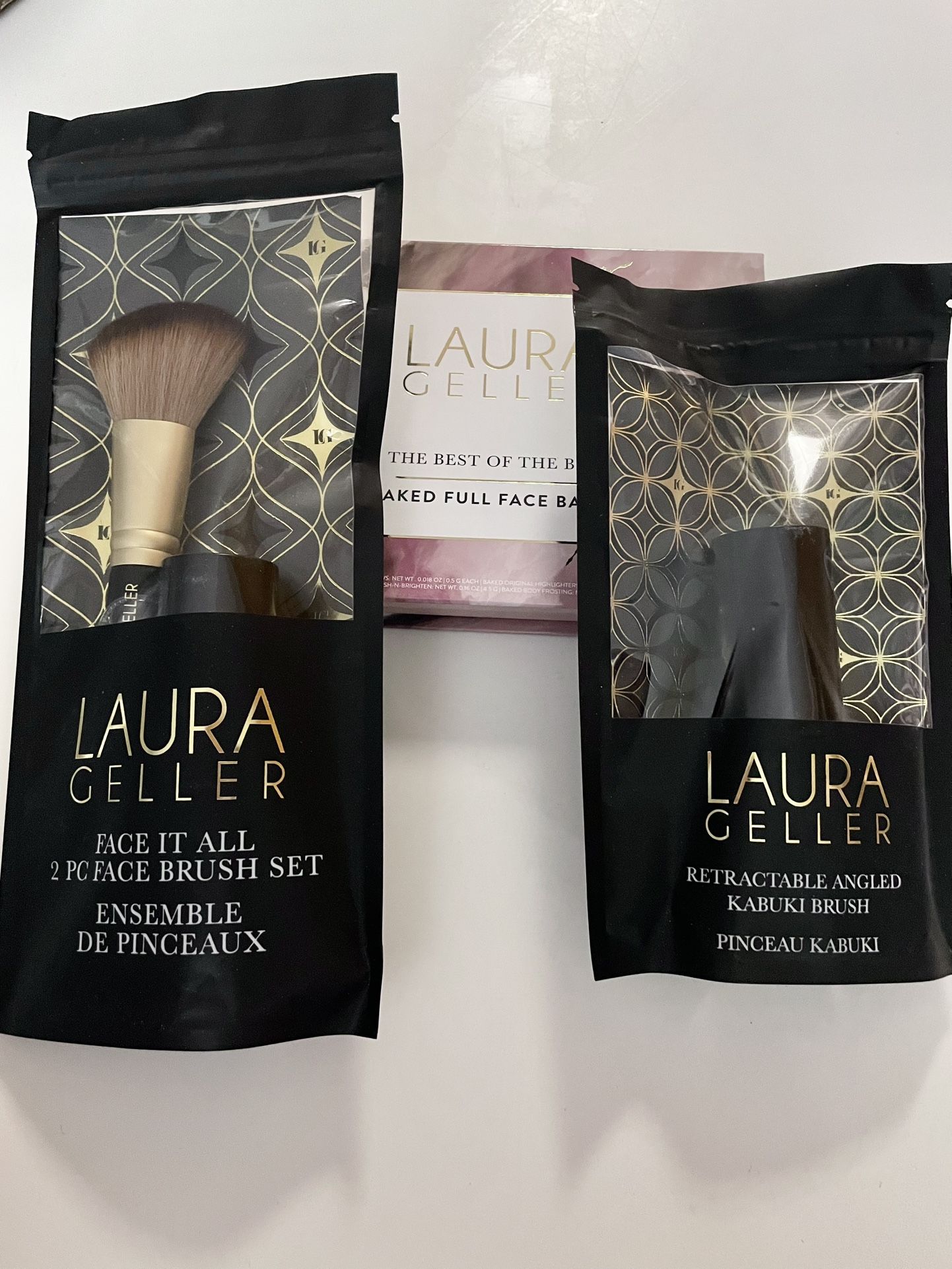 New Laura Geller Full Face Basics And Makeup Brushes. A