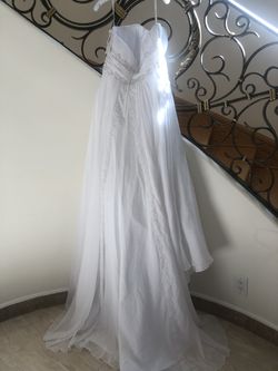 David’s Bridal Wedding Dress Strapless 16W