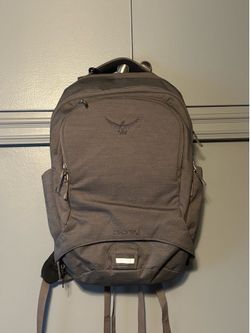 Osprey Cyber Backpack - Grey, with laptop sleeve