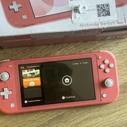 Pink Nintendo Switch Lite
