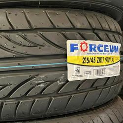 215/45/17 Set Of New Tires 