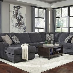 Ashley Grey Sectional Brand New