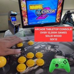 Marvel v.s. Capcom 2 Themed Arcade Table Top Console 100% Handmade NOT Pandoras Box