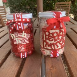 Decorative Xmas Candy Jars