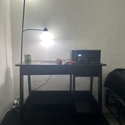 Desk And Lamp