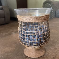 Glass Candle Holder 
