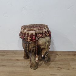 WOODEN CARVED STOOL