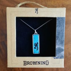Browning Turquoise Stone Necklace