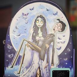 Brand New! Loungefly Corpse Bride Moon Mini Backpack 💙