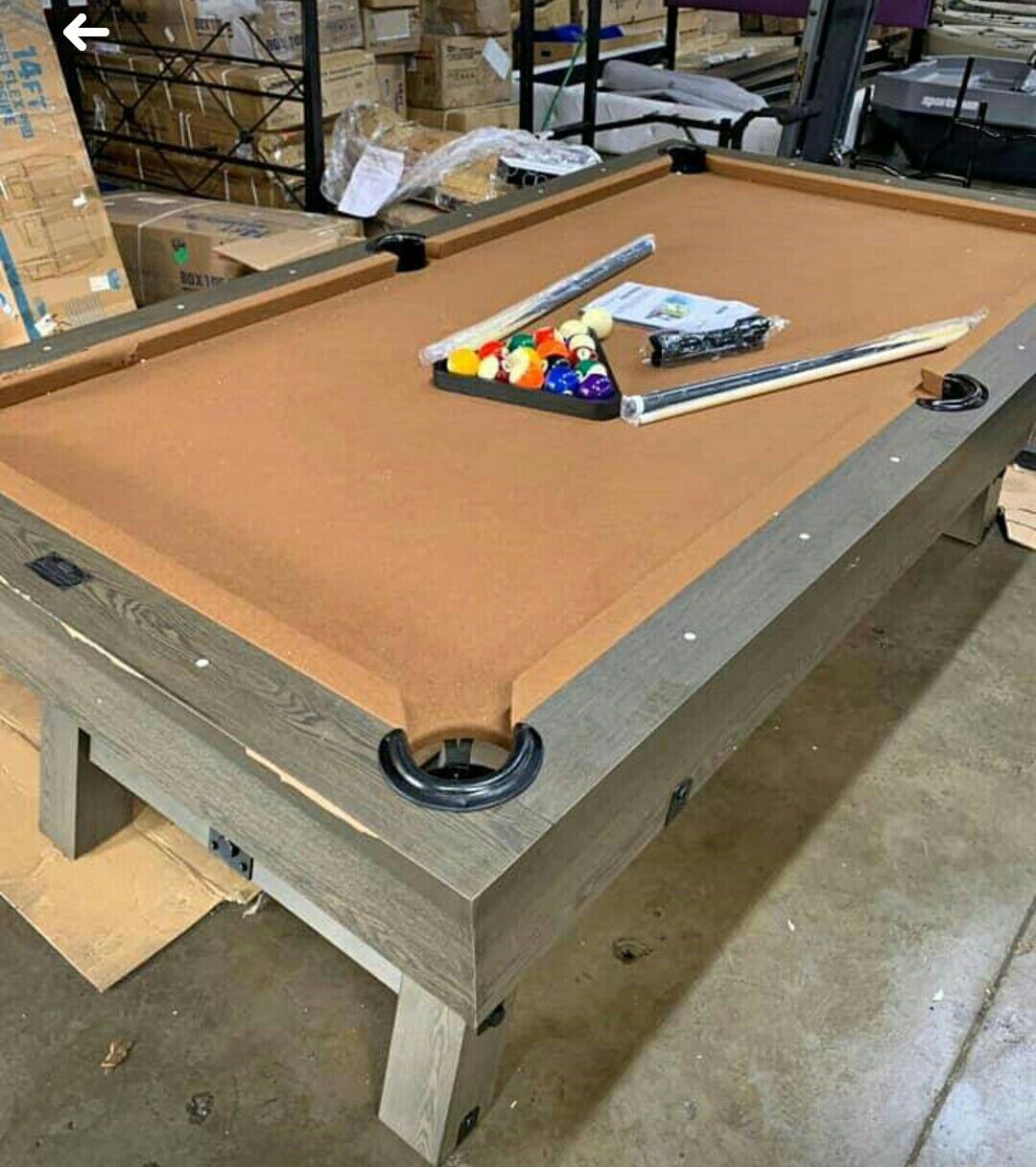 Barrington 8 Ft. Sutter Premium Billiard Table with Cue Set and