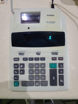 Casio Desktop calculator FR-2650DT