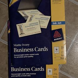 Blank Business Cards