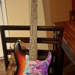 Squier Stratocaster Electric Guitar With Upgraded Pickups