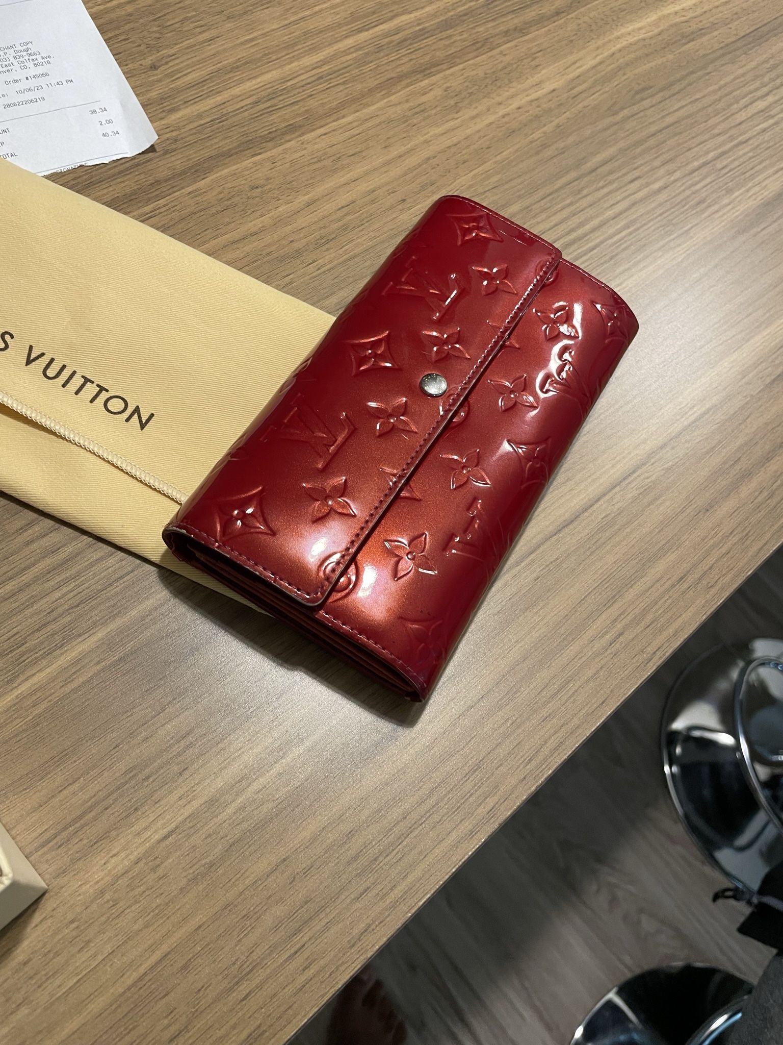 Red Louis Vuitton Women’s Wallet