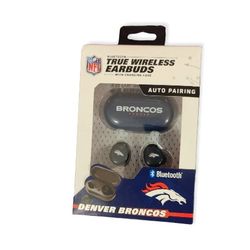 Tru Wireless Earbuds Blutooth Denver Broncos