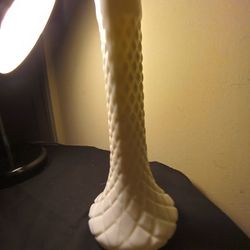 Milk Glass Bud Vase 