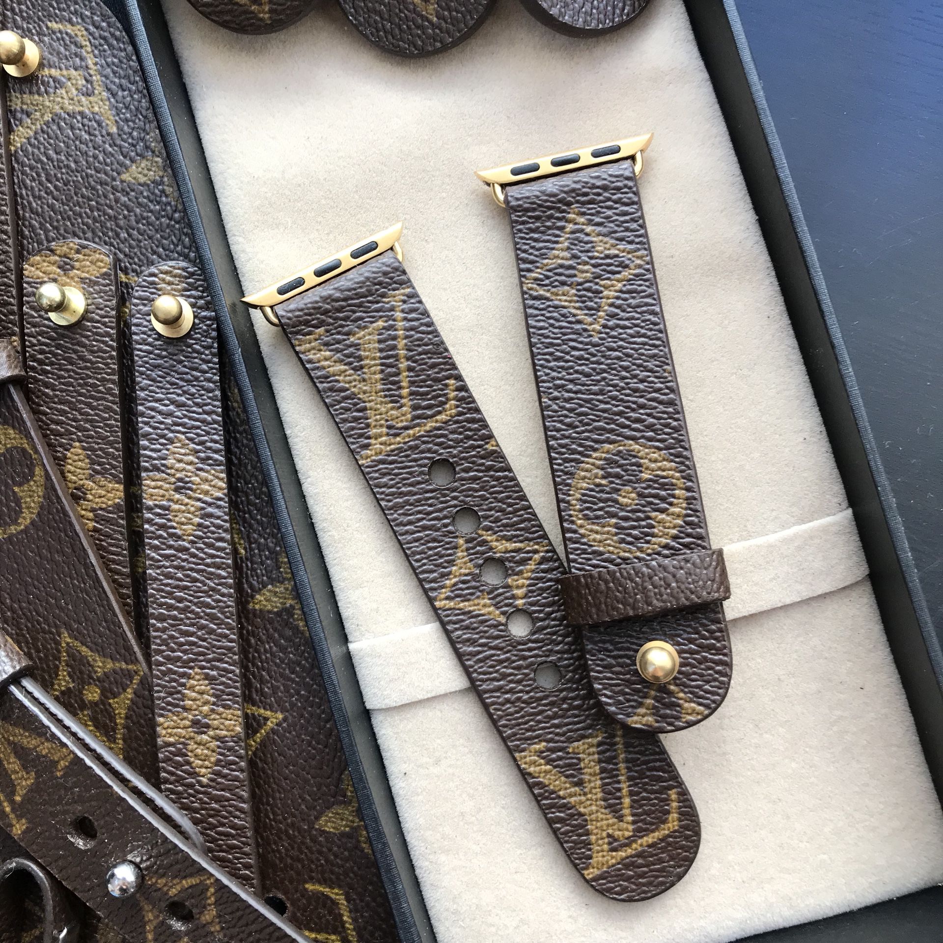 Authentic Louis Vuitton Canvas Apple Watch Band Strap 38mm