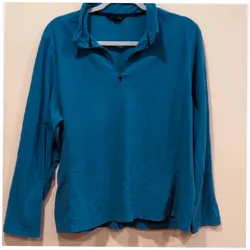 Lands' End Fleece Pull Over Women's XL