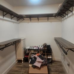 Closet Organizer Shelves And Shoe Rack